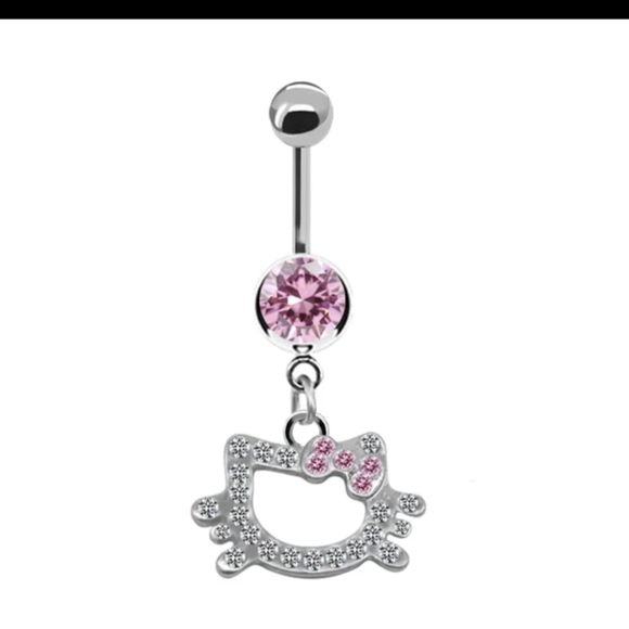 🆕 Hello Kitty Bellybutton Ring. - Picture 4 of 9